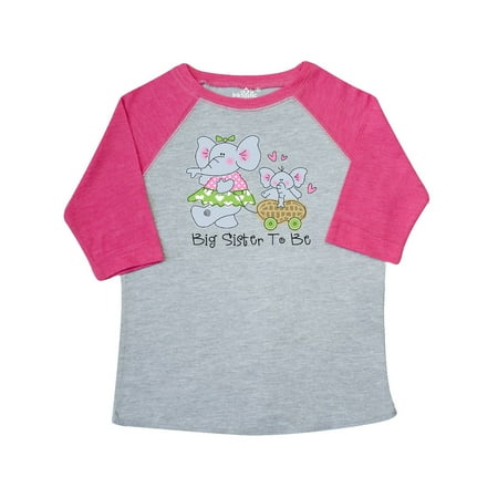 

Inktastic Elephant Future Big Sister Gift Toddler Toddler Girl T-Shirt