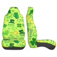 thumbnail image 2 of LAKIMCT Pat'S Day Car Seat Covers Vehicle Front Seat Covers Universal Fit Seat Protector, 2 of 9