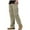 Khaki, variant on Coorders George Big Men's Fit Cargo Pants With Stretch, Mens Cotton Hiking Drawstring Pants for Big and Tall, Khaki,Size XXL
