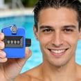 thumbnail image 4 of Handheld Mechanical Counter Clicker – 4‑Digit Manual Reset Counters With Wrist Straps ‑Color Lightweight ABS For Sports Inventory Craft (9 Styles), 4 of 6