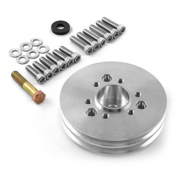 Speedmaster PCE239.1023 Compatible with Chevy BBC 454 2V Supercharger 2 Groove Accessory Drive Pulley
