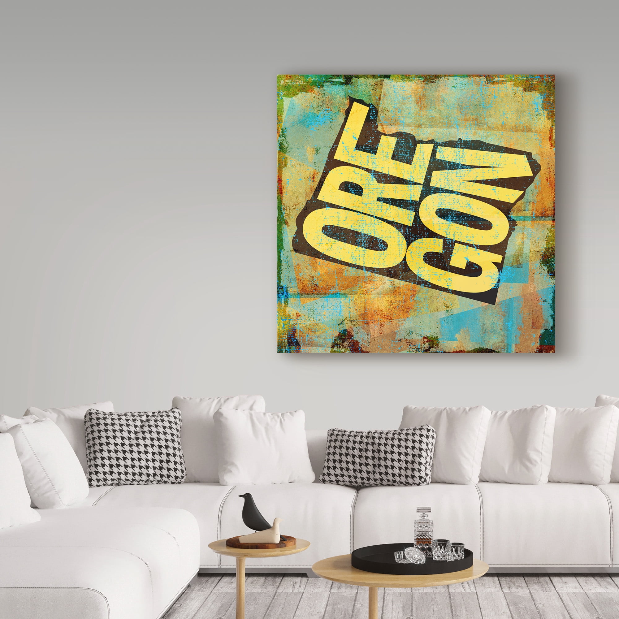 Trademark Fine Art 'Oregon' Canvas Art by Art Licensing Studio