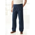 thumbnail image 4 of KingSize Men's Big & Tall Relaxed Fit Comfort Waist Pleat-Front Expandable Jeans, 4 of 4