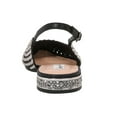 thumbnail image 4 of Lady Couture EMMY Multi Jewels Flat Slingbacks, Black, 10, 4 of 5