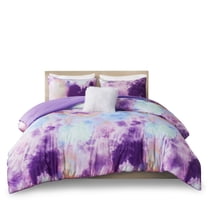 Gracie Mills Orion Dreamscape Watercolor Tie Dye Comforter Set with Cozy Throw Pillow - GRACE-14068