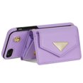 thumbnail image 5 of Allytech iPhone SE 2020/2022 Wallet Case, iPhone 7/8 Case, Premium PU Leather Multiple Cards Slots Large Space Wallet Case with Crossbody Shoulder Strap for Girls Women - Purple, 5 of 7