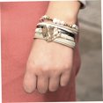 thumbnail image 4 of Brazalete de mujer Hart Multi Layer Polsband Armbanden Sieraden met Pearl Dark Brown, Polsband TUNC Sencillez, 4 of 5