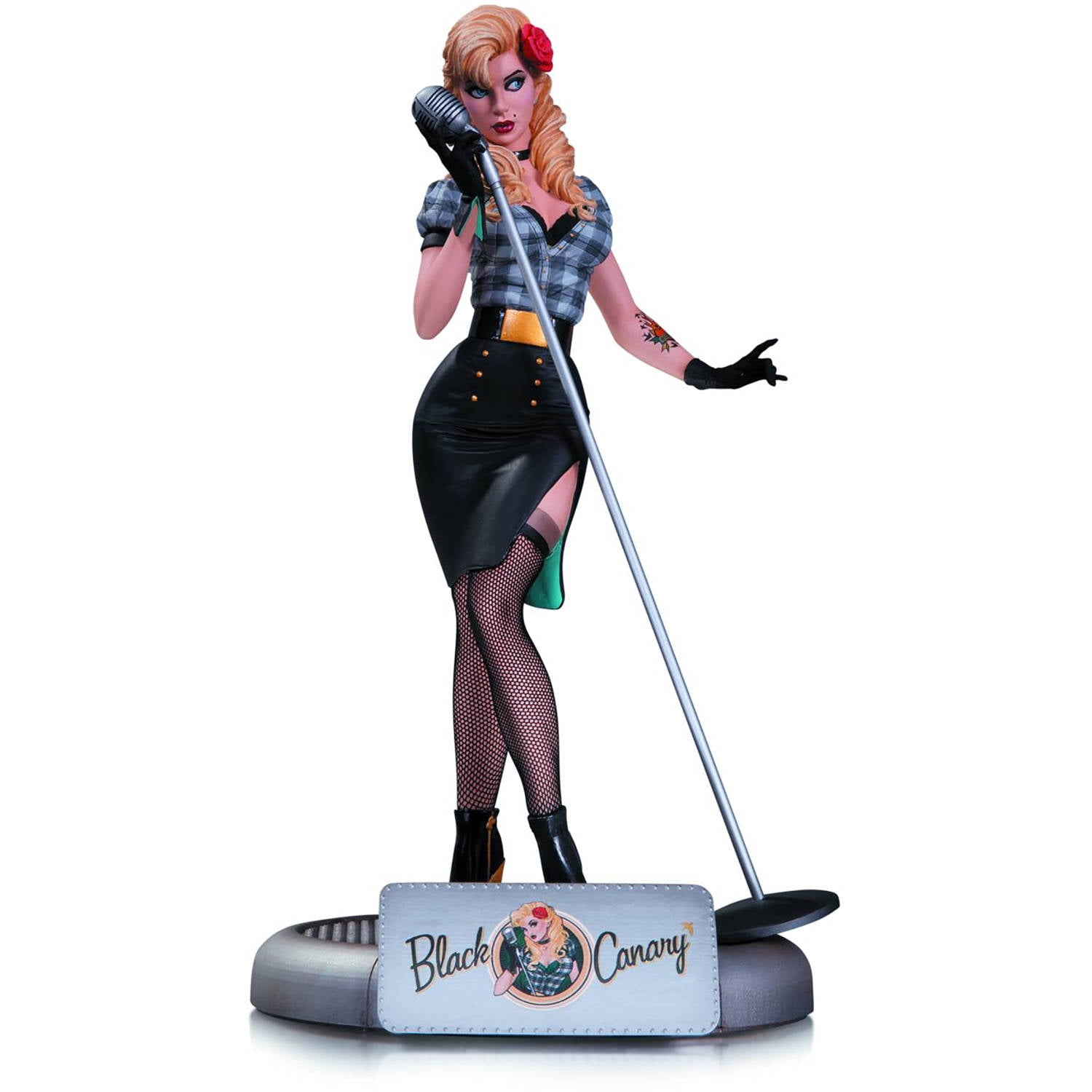 black canary bombshell statue