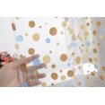 thumbnail image 3 of Colorful Dot Room Window Voile Organdy Panel Drape Cortina Decoración para el hogar Café Zulema Cortina, 3 of 8