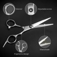 thumbnail image 5 of Professional Haircut Scissors Kit for Barber, Salon, Home, 5 of 5