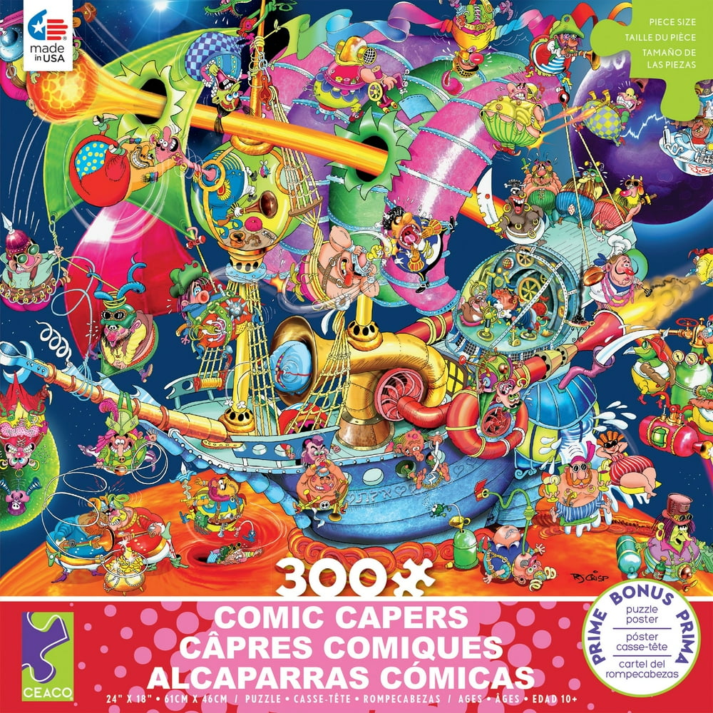 Ceaco Comic Capers Looking For Mars 300 Piece Jigsaw Puzzle