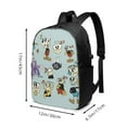 thumbnail image 3 of The Cuphead Show Cartoon Laptop Backpack Daypack School Student Bookbag Satchel Rucksack Shoulders Travel Bag With USB Headphone Charging Port, 3 of 8