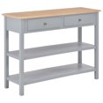 thumbnail image 1 of vidaXL Sideboard Grey 110x35x80 cm MDF, 1 of 5