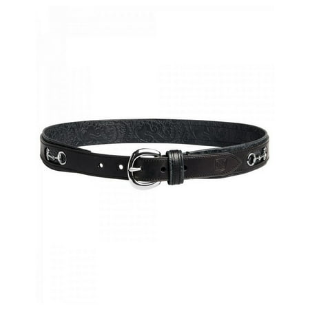 English Spur Belt - Noble Outfitters English Belt Womens On The Bit Inlaid Snaffle 29502