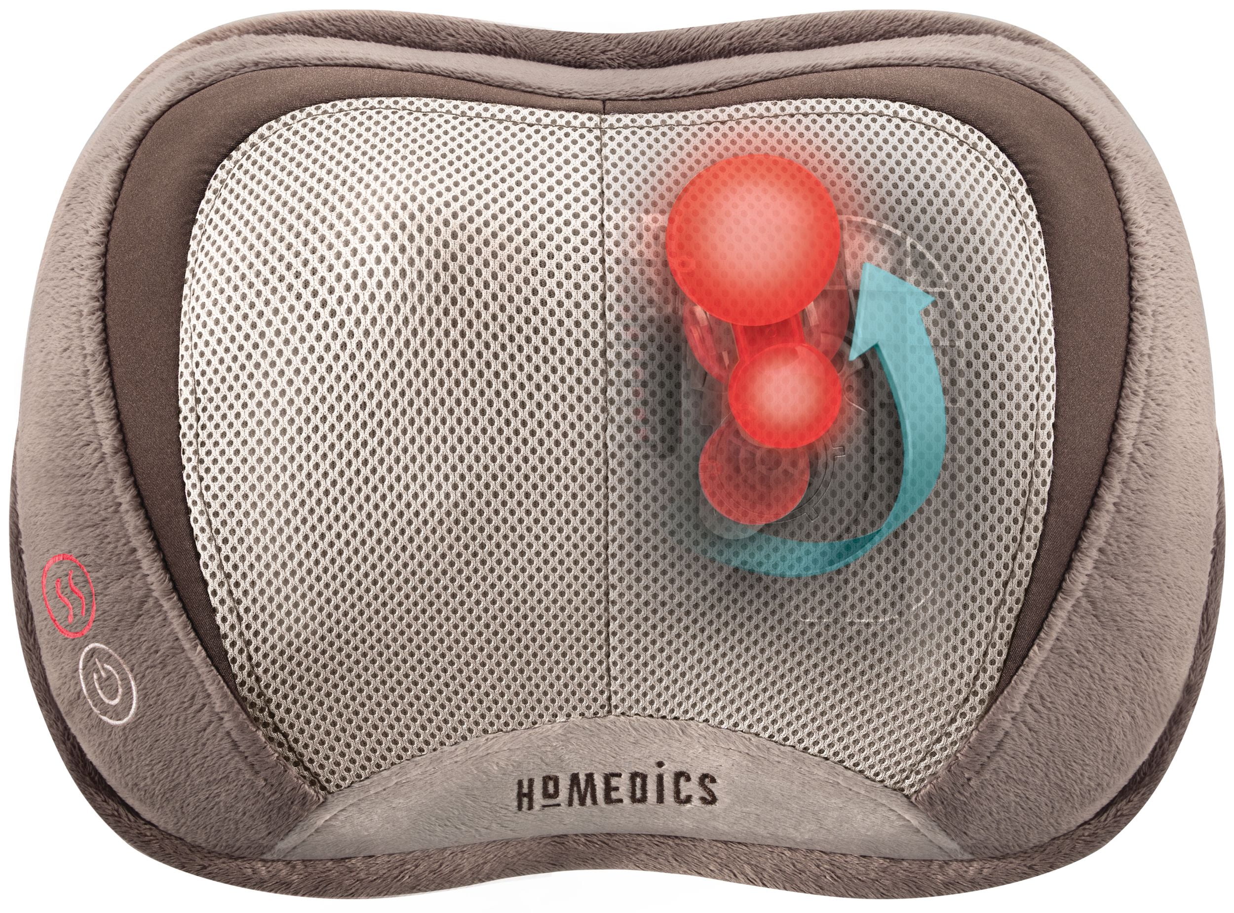 HoMedics 3D Shiatsu Body Massager with Heat SP-104HJ - The Home Depot