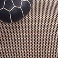 thumbnail image 6 of SAFAVIEH Montauk Annie Geometric Cotton Area Rug, Beige/Black, 6' x 6' Square, 6 of 8