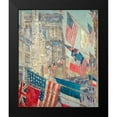 thumbnail image 2 of Hassam, Childe 20x24 Black Modern Framed Museum Art Print Titled - Allies Day, 2 of 5
