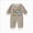 Brown, variant on 0-3 Months Infant Jumpsuit Long Sleeve Romper For Boys Spring Fall Unisex Baby Romper With Embroidered Car Design And Pattern,Blue Jumpsuit Sleep & Play One-Piece Bodysuit