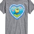 thumbnail image 3 of Spongebob Squarepants - Heart Porthole Window - Men's Short Sleeve Graphic T-Shirt, 3 of 6