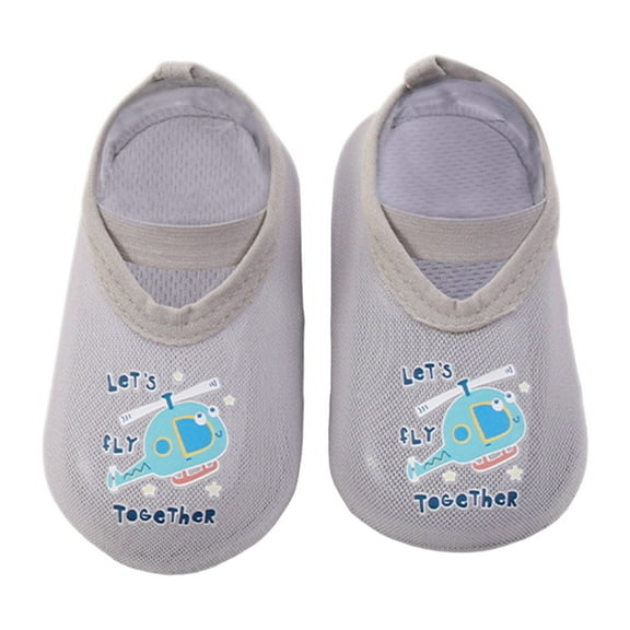Eashery Toddler Girls Boys Shoes Baby Girl and Boy Closure Sneakers Baby Girls Boys Canvas Shoes White Baby Shoes (Grey,6 Months)