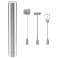 thumbnail image 1 of Milk Frother Handheld Three-Layer of Whisk- Battery Operated Electric Foam Maker for Coffee, Latte, 1 of 5