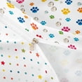thumbnail image 4 of Homewish Colorful Dog Paws Bedding,Cartoon Animal Duvet Cover Full,White,Polkadot Reversible,3-Piece,1 Duvet Cover and 2 Pillowcases, 4 of 6