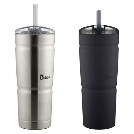 

Bubba 2-Pack Envy Stainless Steel Tumbler w/ Straw 24 oz - Black & Stainless