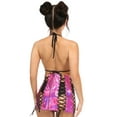 thumbnail image 3 of Fuchsia Holo Lace-Up Skirt, 3 of 3