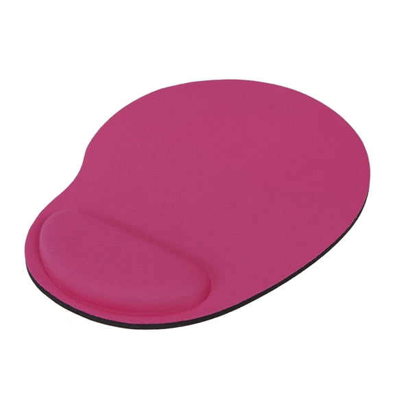 Mouse Pad Comfortable Mouse Mat with Wrist Rest Support for PC Laptop(Pink)