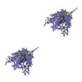 thumbnail image 3 of Injueey Haga verde su hogar con plantas artificiales realistas y hermosas Flores artificiales Flores Planta falsa artificial púrpura 2Conjunto, 3 of 6