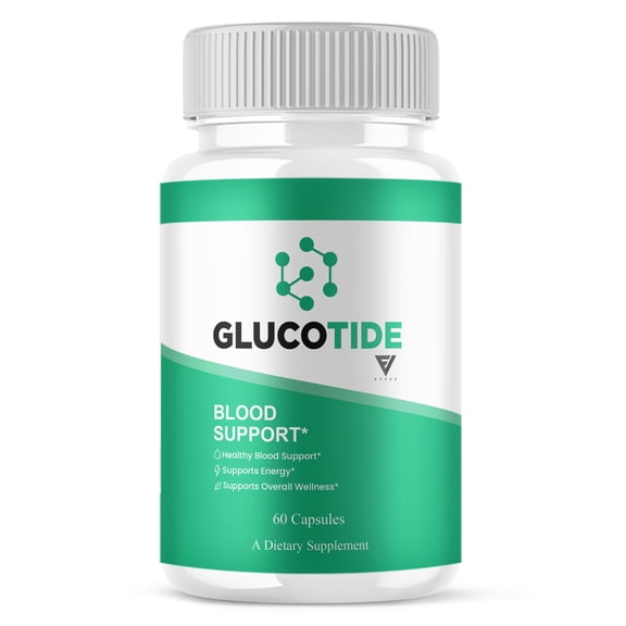 Glucotide Advanced Blood Support Capsules, Glucutide Supplement (60 Capsules)