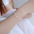 thumbnail image 1 of 50 diseños de plata 925 original 20 cm linda pulsera para mujer joyería de moda accesorios coreanos Gao Jiahui unisex, 1 of 2