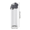 thumbnail image 2 of Sonducket Copa deportiva Bloqueo de seguridad Reposición Conveniente botella de agua Gran capacidad Botellas insípidas Hogar Navidad Kits de desorden para acampar gris roca 620ml Sonducket OD030031-02, 2 of 6