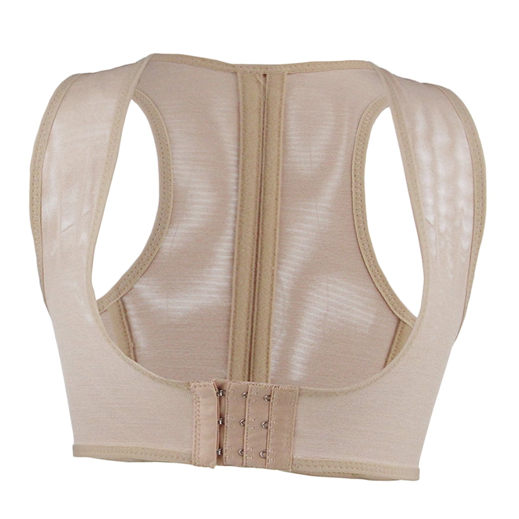 Adjustable Shoulder Back Posture Corrector Chest Brace Support Belt Vest Solid