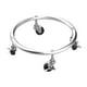 thumbnail image 1 of Soporte para tanque de gas, base móvil para cilindro de gas, soporte para tanque de gas, tanque de gas multiusos Plata con freno30cm, 1 of 8