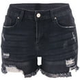 thumbnail image 4 of DealovyJean Shorts for Women Summer High Waist Vintage Ripped Tassel Dressy Casual Denim Shorts with Pockets, 4 of 7