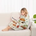 thumbnail image 4 of Red Mushroom Frog Light Pattern Blanket Hoodies for Kids 6-13YR Oversize Wearable Blanket Hoodies for Boys Girls Teens, 4 of 7