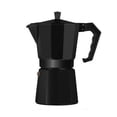 thumbnail image 2 of Olla Moka de 150 ml, distribución uniforme del calor, cafetera Moka de aluminio para estufa, para el hogar, Camping, oficina, negro, 2 of 14