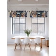 thumbnail image 3 of Summer Funny Kitchen Curtain Valances for Windows Farmhouse Short Curtains, Modern Driving Dog Print Rod Pocket Valance Curtain for Bedroom Cafe Living Room 42"x12", 3 of 8