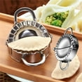 thumbnail image 5 of Stainless Steel Dumpling Maker Press Mold Tool for Wontons and Pastries with Non-Stick Surface for Easy Release and Quick Cleanup Perfect for Home Cooks and Asian Cuisine Enthusiasts Topliu, 5 of 8