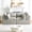 2S-Light Grey, variant on Modular Cloud Loveseat Sofa, Soft Plush Polyester Fabric, Deep Seat Comfy Floor Couch for Living Room, Bedroom & Small Space Light Grey