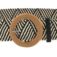 thumbnail image 5 of Dress Choice Women Belts For Dresses, Elastic Straw Rattan Waist Band Bohemian Dress Braided Waist Belt With Wood Buckle, 5 of 8