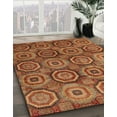 thumbnail image 3 of Ahgly Company Machine Washable Indoor Rectangle Abstract Tomato Red Area Rugs, 8' x 10', 3 of 7