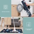 thumbnail image 6 of Dark Blue Christmas Santa Pattern Kitchen Rugs Sets Of 3,Kitchen Runner Rugs Non Skid Washable,Decorative Kitchen Floor Mats for Kitchen,Sink,Laundry,17"x30"+ 17"x47" + 17"x59", 6 of 6
