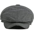 thumbnail image 2 of CoCopeaunts Newsboy Hats for Women Autumn Winter Hat Retro Octagonal Newsboy Cap Vintage Plain Beret Hat Outdoor Ivy Cap, 2 of 7