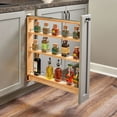 thumbnail image 4 of Rev-A-Shelf 6" Pullout Shelf Organizer Rack for Cabinet Base Insert, 438-BC-6C, 4 of 5