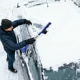 thumbnail image 3 of PP Ice Scraper with Brush Detachable Snow Removal Tool Ergonomic Foam Grip for Winter Car Windshield Clean, 3 of 5