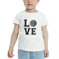 thumbnail image 2 of Tennis Love Cute Toddler T-Shirts for Boys Girls (White, Youth L), 2 of 5