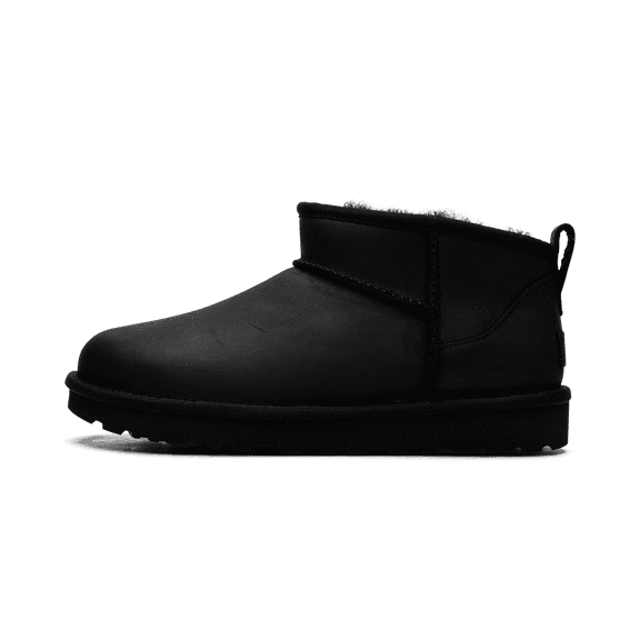 UGG WOMENS Classic Ultra Mini Leather Womens "Black" 1174210 BLK 1174210 BLK from Stadium Goods