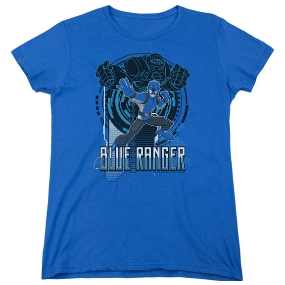 Power Rangers - Blue Ranger - Women's Short Sleeve Shirt - Medium